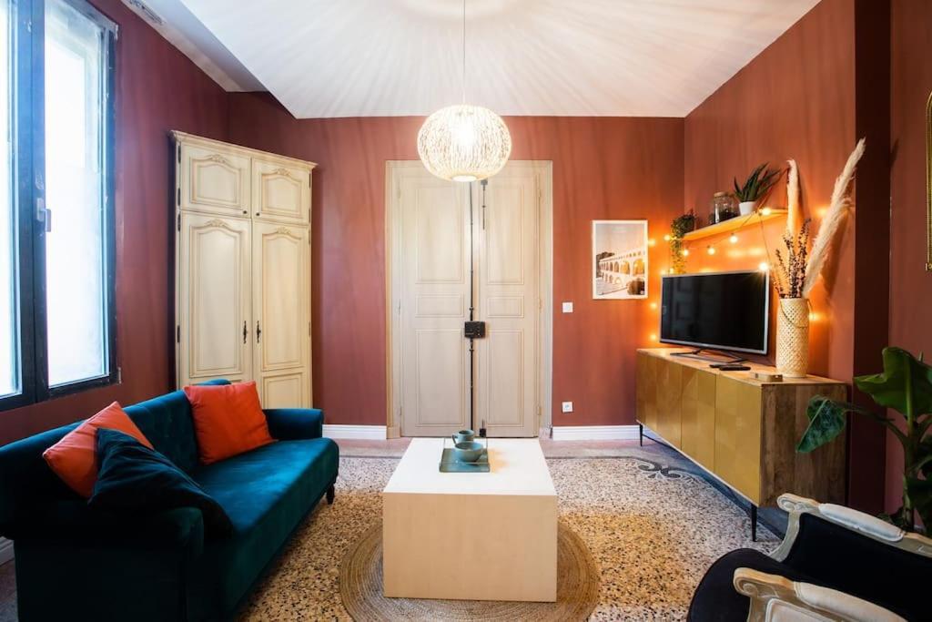 La Suite 2 Pieces Lit Queen Size Entree Privee Nîmes Exterior foto
